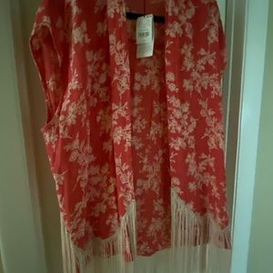 Coral caftan